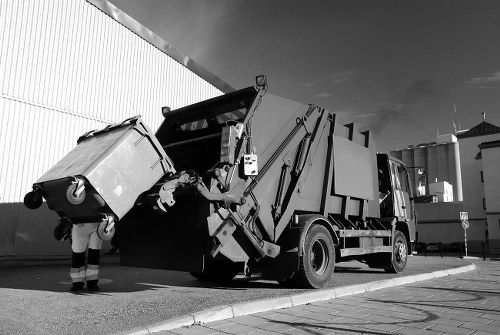 Professional office clearance team at work in Neasden