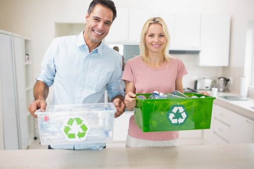 People choosing waste removal services