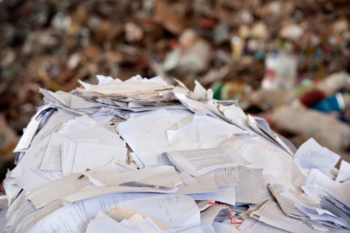Efficient and secure document shredding during office clearance